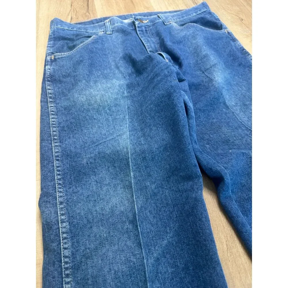 VTG Wrangler Mens Size 36X32 Regular Fit Medium Wash Denim Jeans
